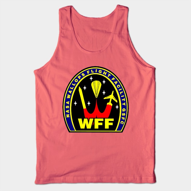 Wallops Flight Facility Logo Tank Top by Spacestuffplus